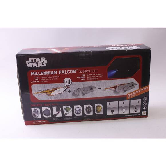 Star Wars, Millenium Falcon, 3D Deco Light, Disney, Lucasfilm, ~ 250729-WH 835 - Picture 2 of 3